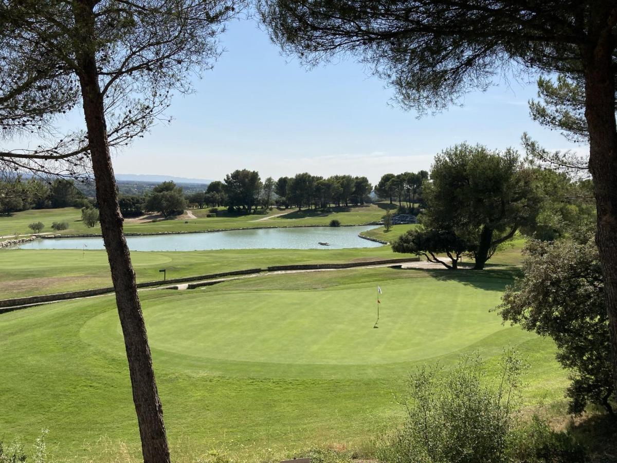 Magnifique Vue CLIM LINGE Golf Saumane 6P Piscine Tennis Extérieur photo