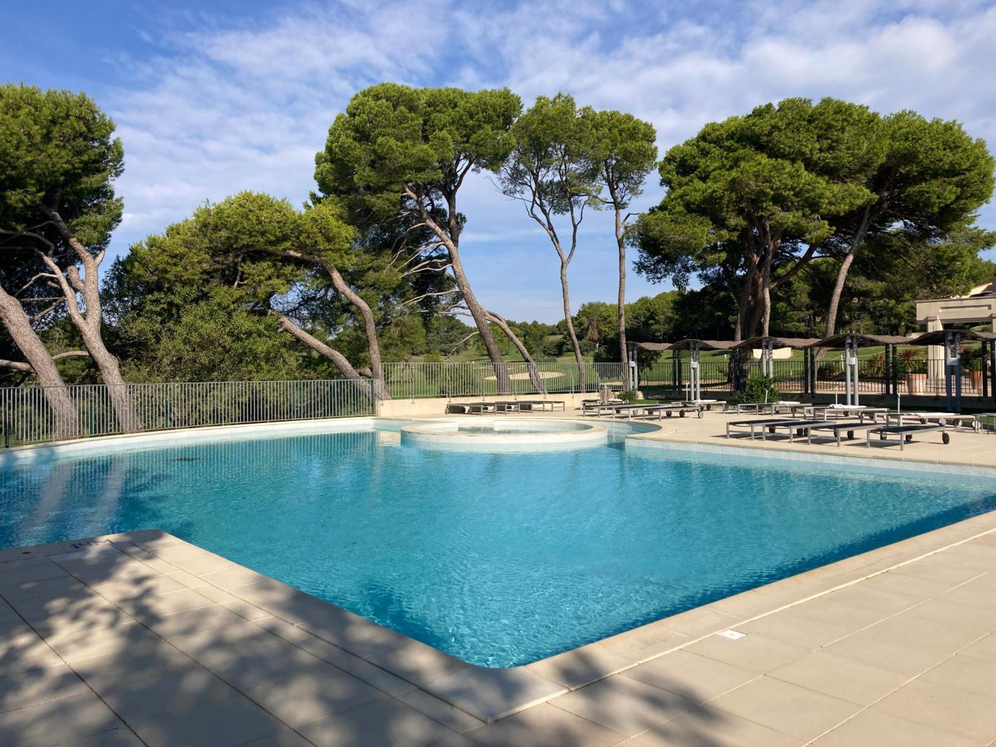 Magnifique Vue CLIM LINGE Golf Saumane 6P Piscine Tennis Extérieur photo